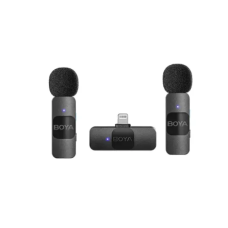 BOYA BY-V2 Ultracompact 2.4GHz Wireless Microphone System for iOS Device